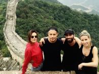 Alessandra Ambrosio na Wielkim Murze w Chinach